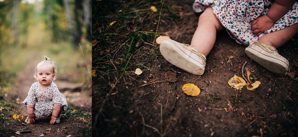 Baby playing in the mud