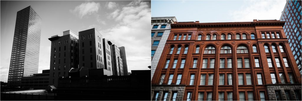Buildings in Portland, OR.